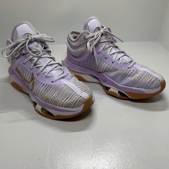 Nike Air Zoom G.T. Jump 2 Basketball Shoes Men’s 8.5 Lavender Purple Gum Sole main image 11